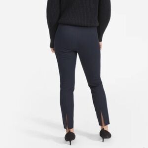 Everlane The Back Slit Work Pant in Navy Blue Skinny Size 00